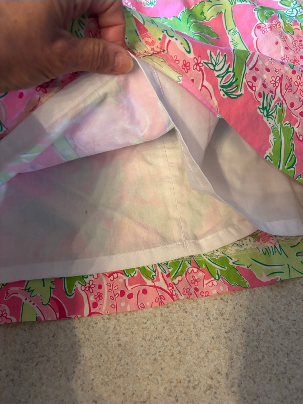 Lilly Pulitzer Bright Tropical Print Skirts - Pink & Multi size 4 - Picture 6 of 9